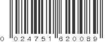 UPC 024751620089