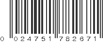 UPC 024751782671