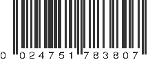 UPC 024751783807