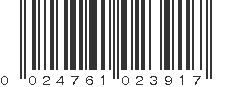 UPC 024761023917