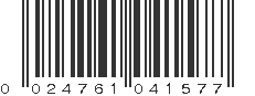 UPC 024761041577