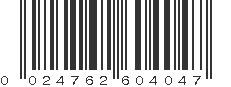 UPC 024762604047