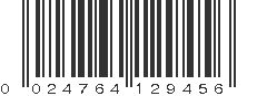 UPC 024764129456