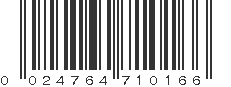 UPC 024764710166