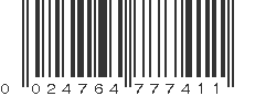 UPC 024764777411