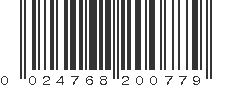 UPC 024768200779