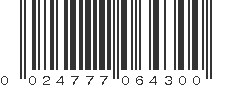 UPC 024777064300