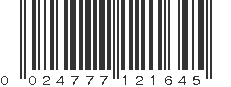 UPC 024777121645