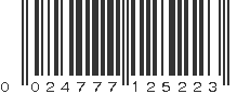 UPC 024777125223