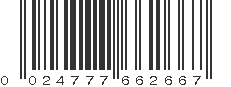 UPC 024777662667