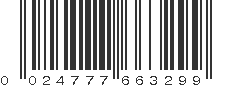 UPC 024777663299