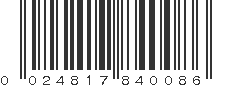 UPC 024817840086