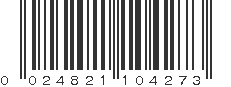 UPC 024821104273