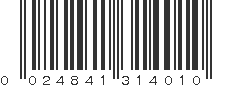 UPC 024841314010