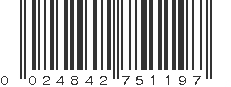 UPC 024842751197