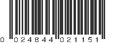 UPC 024844021151