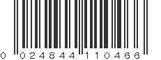 UPC 024844110466