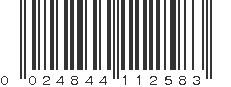 UPC 024844112583