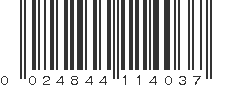 UPC 024844114037