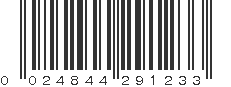 UPC 024844291233