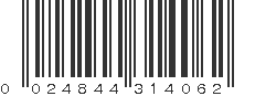 UPC 024844314062