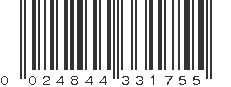 UPC 024844331755