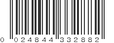 UPC 024844332882