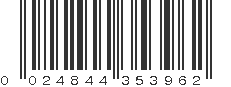 UPC 024844353962