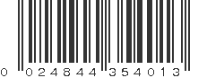 UPC 024844354013