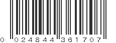 UPC 024844361707