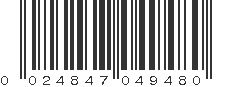 UPC 024847049480