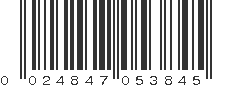 UPC 024847053845