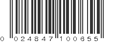 UPC 024847100655