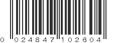 UPC 024847102604