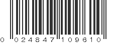 UPC 024847109610