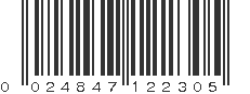 UPC 024847122305