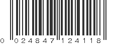 UPC 024847124118