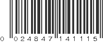 UPC 024847141115