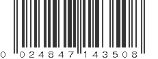 UPC 024847143508