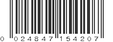 UPC 024847154207