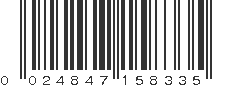 UPC 024847158335