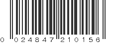 UPC 024847210156