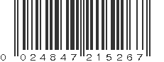 UPC 024847215267