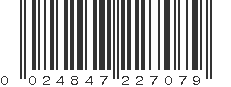 UPC 024847227079