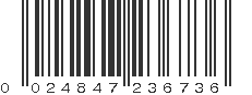 UPC 024847236736