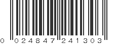 UPC 024847241303