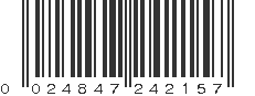 UPC 024847242157