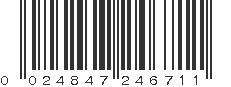 UPC 024847246711