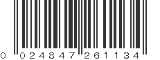 UPC 024847261134