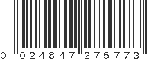 UPC 024847275773